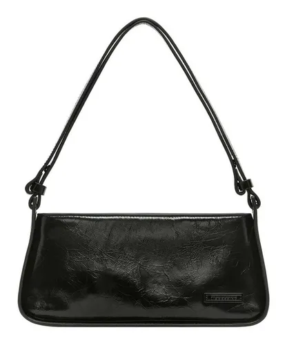 Liebeskind Berlin Umhängetasche Crossbody S FRANZIS LACK DISTRESSED schwarz - Umhängetaschen aus hochwertigem, distressed Leder in elegantem Schwarz, ideal für stilvolle Auftritte und praktische Nutzung im Alltag.