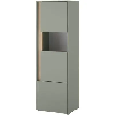 Home affaire Vitrine City/Giron, moderner Hochschrank mit Glasvitrine