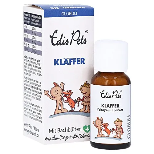 Edis Pets Kläffer Bio Bachblüten Globuli für Hunde 20 Gramm