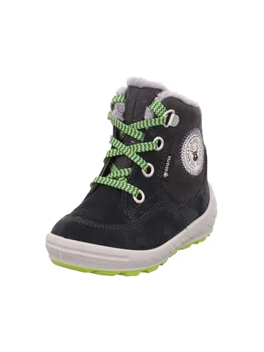 Superfit Jungen Groovy 2.0 Warm Gefütterte Gore-tex Schneestiefel - Wanderschuhe mit wasserdichter GORE-TEX Membrane, herausnehmbarer Einlegesohle und kuscheligem Warmfutter – perfekt für kalte Wintertage.