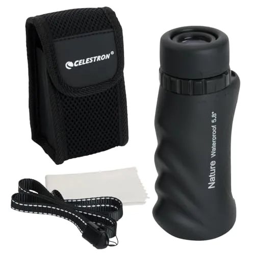 Celestron Monokular Nature 10x25 - Kompaktes 10x25 Outdoor Monokular, ideal für Naturliebhaber und perfekte Sicht bei Wanderungen oder Reisen.