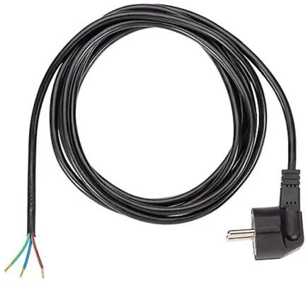 Bachmann Zuleitung, H03VV-F 3G0,75, 2m, schwarz (301.174)