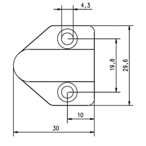 Schlossfallen von Assa Abloy effeff Kabelübergang Netzkabel