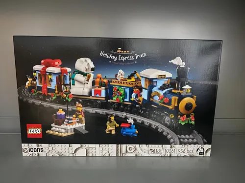 LEGO® ICONS™ 10361 Weihnachtsexpress - NEU & OVP - - LEGO (R) Komplette Sets & Packs, erlebe die festliche Eisenbahn mit diesem detailreichen Set für Erwachsene ab 18 Jahren – ideal für Sammler und Fans!