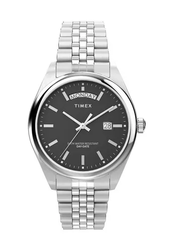 Timex Herrenuhr Legacy 41 mm - Sportliche Armbanduhr für Herren mit präzisem Quarzwerk, 50 m wasserdicht und Datumsanzeige – ideal für den aktiven Alltag.