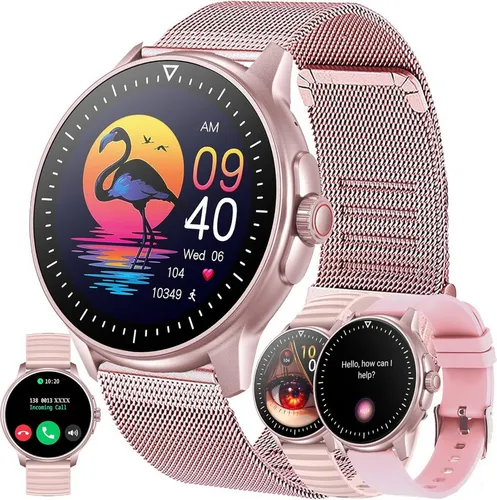 Fitpolo Smartwatch 1.8'' HD Display mit Telefonfunktion