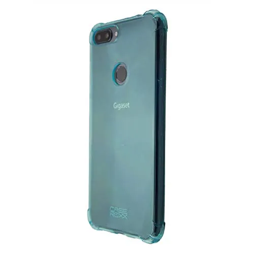 caseroxx Schutzhülle für Gigaset GS195 / GS195LS in blau – Flexibles TPU-Case aus stoßfestem Gummi, passgenaue Handy-Tasche mit Kantenschutz & rutschfestem Grip