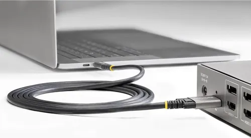 StarTech.com 1m USB-C Kabel mit Schraubensicherung - USB 3.1/3.2 Gen 2 Kabel für Datenübertragungen bis 10 Gbit/s und 100W Power Delivery, ideal für schnelles Laden und Synchronisieren.