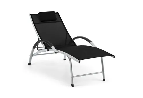 Blumfeldt Gartenliege Sun Valley in schwarz von blumfeldt