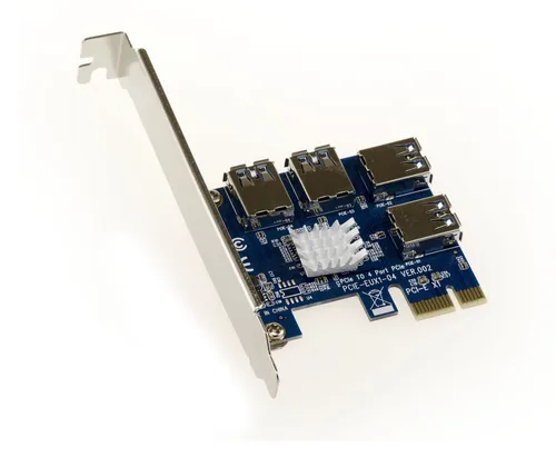 PCIe 1X 4 Ports USB3 Erweiterungskarte