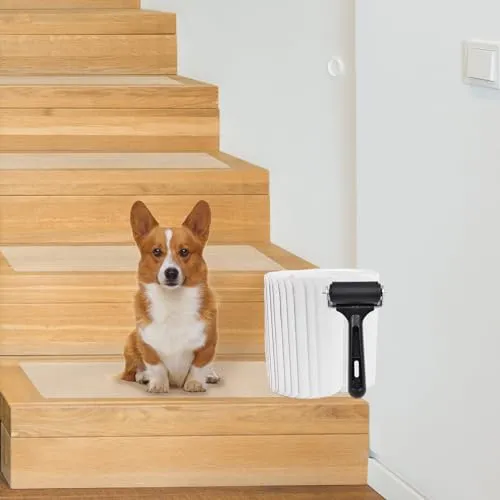 iMeshbean Treppenstufen Matten Antirutschstreifen für Treppen, 16 Stück 10 x 60 cm Antirutschmatte Treppe Transparent Stufenmatten, Selbstklebend Treppenschutz für Holz, Fliesen, Stein (10x 60 cm)