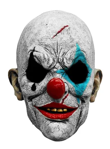 Horror Clown Maske des Grauens in weiß von Metamorph
