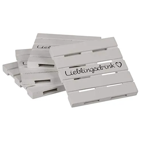 Glasuntersetzer & Bierdeckel Weiß von Out of the blue