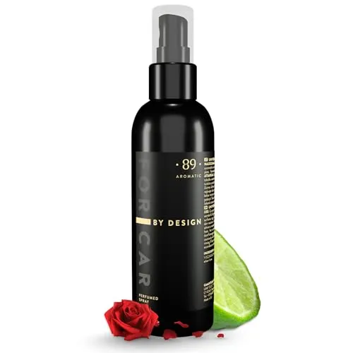 Aromatic •89• Auto Duftspray & Geruchskiller – Frisch Bergamotte, Rose, Johannisbeere Autoduft 100ml – Auto Parfum & Rauchgeruchsentferner, Lufterfrischer Spray Innenraum, langanhaltend, gegen Gerüche
