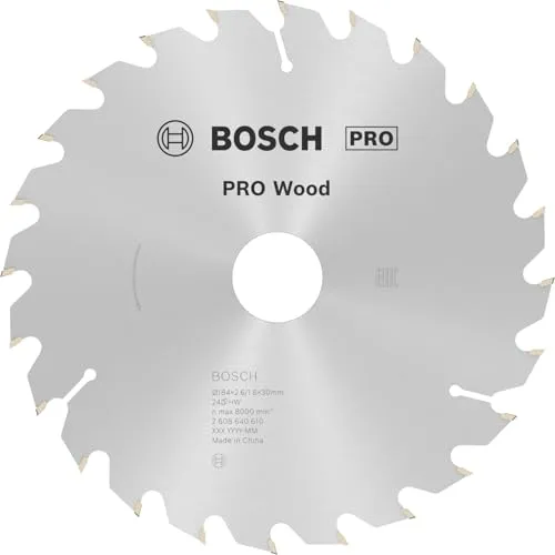 Bosch Professional 1x Kreissägeblatt Optiline Wood (Sägeblatt für Holz, Ø 184 x 30 x 2,6 mm, 24 Zähne, Zubehör Kreissäge)