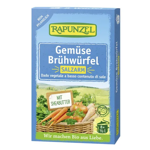 RAPUNZEL Gemüse-Brühwürfel salzarm von Rapunzel