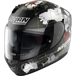 Nolan N60-6 Gemini Replica C. Checa Helm XL - Motorradhelm mit kratzfestem Visier und UV-geschütztem Sonnenvisier, ideal für sichere und komfortable Fahrten.