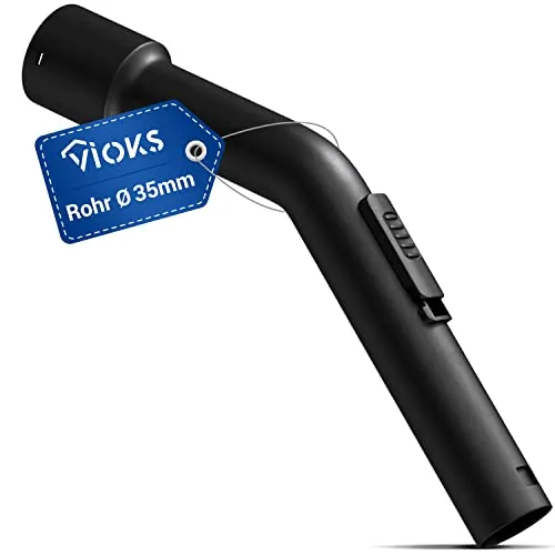 VIOKS Handgriff Ersatz für Miele 3565460 35mm Rohr-Ø Schlauchgriff Saugergriff Staubsaugerzubehör Staubsaugerersatzteil Griffstück Griff Griffrohr für Staubsaugerschlauch