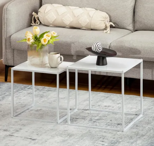 Moderne Couchtisch Beistelltisch-Set – Platzsparend und Stilvoll