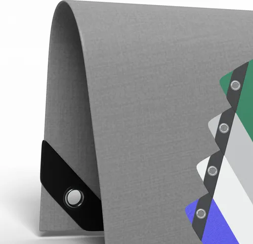 Allzweck-Abdeckplane 3,0x5m - 180g/m² Grau UV-resistent, wasserfest, PE/PVC, reißfest, für Außen & Innen, mit Alu-Ösen