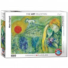 eurographics Puzzle - Die Liebenden von Vence von Marc Chagall - 1000 Teile 300932
