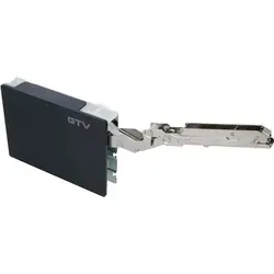 Ms Beschläge - Hängeschranköffner Schwarz 2000-4050 Klappenbeschlag Tip On Hochklappenbeschlag