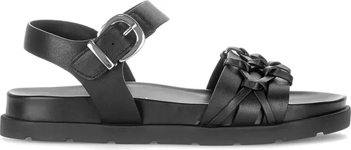 Gabor Plateau Nappa Klettschuh Schwarz Gr. 42 in schwarz von Gabor