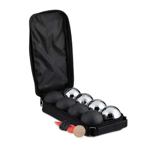 Boule Kugeln Kegelspiel 8er Set für Petanque und Outdoor Spiele - Boule/Petanque, 8er Set aus robustem Stahl, ideal für spannende Spiele im Freien mit Freunden und Familie.