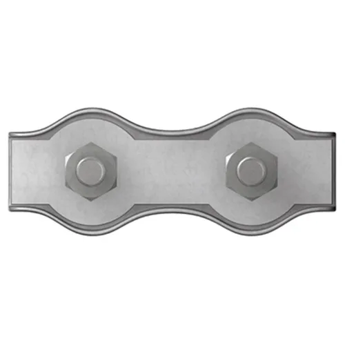 Seilklemme 3 mm - Dörner + Helmer, 20 Stück - Werkstattausrüstung-Zubehör, galvanisch verzinkte Seilklemme für zuverlässige Befestigungen, ideal für Werkstätten und Heimwerkerprojekte.