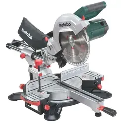 Metabo Kapp- und Gehrungssäge KGS 254 M - Professionelle Kappsäge mit 1450 W Leistung, ideal für präzise Schnitte bis 305 mm Breite und 92 mm Tiefe – perfekt für Handwerker und Heimwerker.