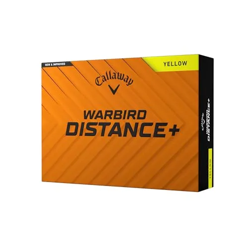 Callaway Golfball Warbird Distance+ Gelb von Callaway