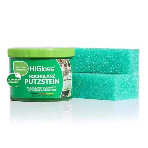 HiGloss Universal Allzweckreiniger Putzstein 900 g - Reinigungsmittel mit 2 Putzschwämmen, ideal für vielseitige Anwendungen und effektive Reinigung aller Oberflächen.