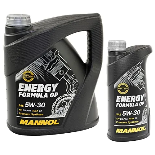 Motoröl Motor Öl MANNOL O.E.M. 5W30 OP API SN Plus 4 Liter + 1 Liter