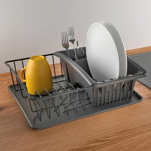 Geschirrständer & Abtropfflächen Schwarz von Gravidus