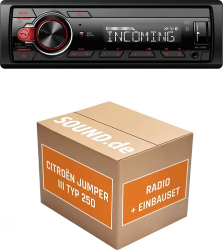Pioneer MVH330DAB Autoradio Einbaupaket für Citroën Jumper III