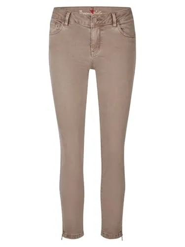 Buena Vista Jeans Italy V 7/8 in Beige, Größe XS - Stylische 7/8 Jeans für Damen, ideal für jeden Anlass und bietet optimalen Tragekomfort durch internationale Größen.