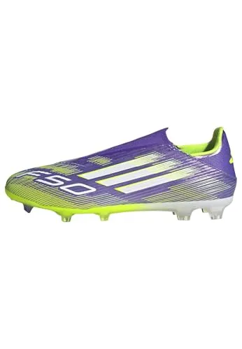 adidas F50 League Laceless Fußballschuhe - Fußballschuhe für Rasen und Kunstrasen, mit Fiberskin-Obermaterial für Speed und leichter Sprintplate für explosive Beschleunigung.