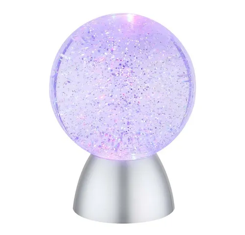 GLOBO LIGHTING LED Tischleuchte mit RGB-Effekt - Stylische Tischleuchte mit fest verbautem LED-Leuchtmittel und Farbwechsel-Funktion. Ideal für gemütliche Abende, sorgt für ein besonderes Ambiente in jedem Raum.