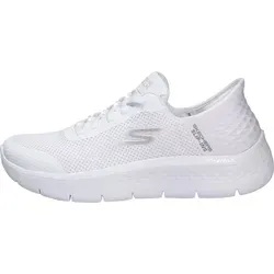Skechers Damen GO Walk Flex Grand Entry Sneaker, White, 41 EU - Damen-Sneaker mit Hands Free Slip-ins für müheloses Anziehen. Exklusive Fersenkissen und ULTRA GO-Dämpfung sorgen für optimalen Komfort und Halt.