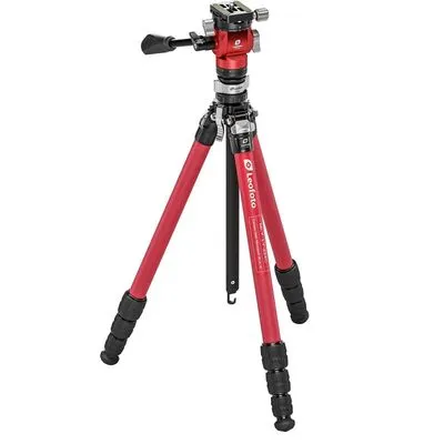 Leofoto Carbon-Dreibeinstativ LY-224C Mr.Y + BV-0R Neiger + LB-38 - Zubehör für Stative: Leichtes Carbon-Dreibeinstativ mit Neiger, ideal für Fotografen, die Mobilität und Stabilität schätzen.