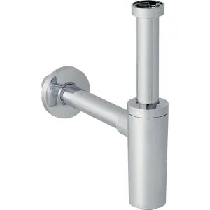 Geberit Dip Tube Trap für Waschbecken horizontaler Anschluss: d32m - Ersatzteile Zubehör für Waschbecken, sorgt für zuverlässige Abwasserentsorgung und verhindert unangenehme Gerüche.
