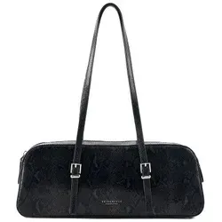 Seidenfelt Lilleby Schultertasche 33 cm  schwarz