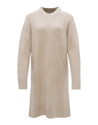 OPUS Damen Mini-Kleid | Ivory, 38 - Freizeitkleid für Damen mit lockerer Passform, geradem Schnitt und elegantem Rundhalsausschnitt – perfekt für jede Gelegenheit!