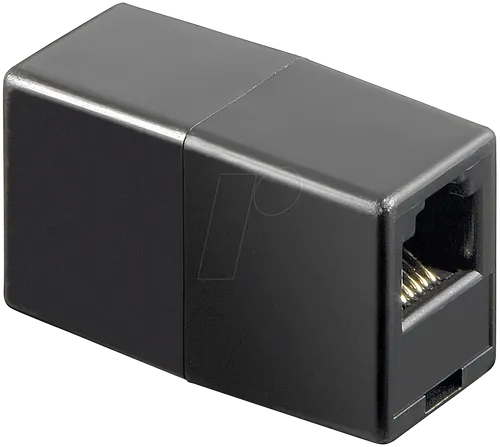 GOOBAY 50592 - Modular Adapter mit zwei Modularbuchsen 6-6