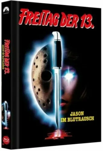 Blu Ray Freitag der 13. Teil 7 VII Uncut Jason im Blutrausch - Mediabook - NEU