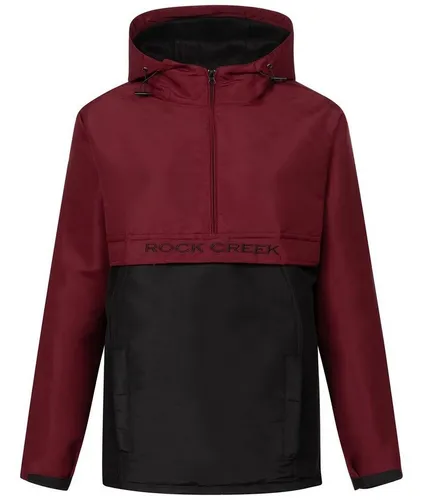 Rock Creek Damen Übergangsjacke D-477 - Weinrot 2XL - Funktionsjacke für Damen, ideal für wechselhaftes Wetter. Hochwertiger Windbreaker mit fleecegefüttertem Innenfutter, schützt vor Regen und Kälte.