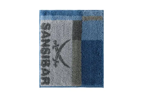 Sansibar Sylt Badematte CLIFF in blau von Sansibar Sylt