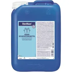 Bode Sterillium 5 L Händesinfektionsmittel - Hautverträgliches Händedesinfektionsmittel für hygienische und chirurgische Anwendungen, wirkt umfassend gegen Bakterien, Viren und Pilze - ideal für Gesundheitswesen und Industrie.
