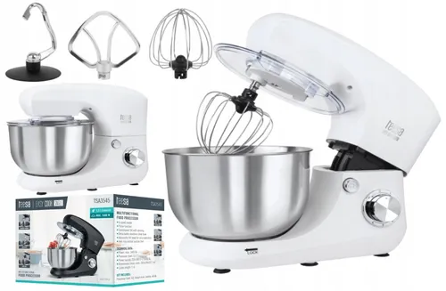 KÜCHENMASCHINE TEESA EASYCOOK SINGLE 1400W, 6 STUFEN, EDELSTAHL