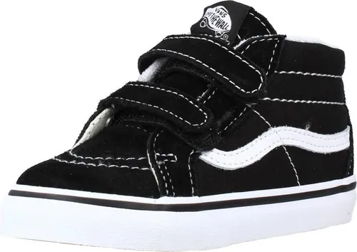 Vans SK8-Mid Reissue V Sneakers Kinder - Schwarz - 24 - Sneaker für Kinder mit Klettverschluss, halbhohem Design und stützenden, gepolsterten Kragen für optimalen Halt und Flexibilität.